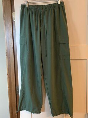 PINK Parachute Pants, Size M